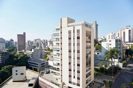 Área da Cobertura - Vista  de apartamento para alugar com 3 quartos, 180m² em Santo Antônio, Belo Horizonte