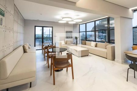 Studio à venda com 27m², 1 quarto e sem vaga Studio à venda com 27m², 1 quarto e sem vagaSalão de Festas