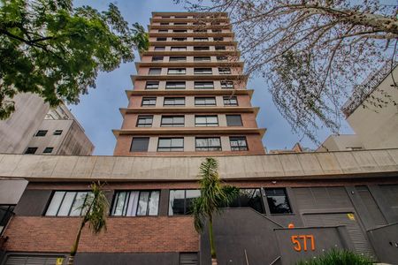 Fachada de kitnet/studio à venda com 1 quarto, 43m² em Petrópolis, Porto Alegre