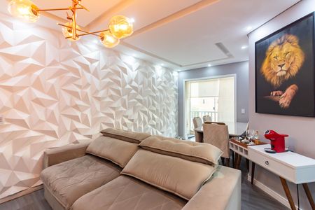 Sala  de apartamento à venda com 2 quartos, 58m² em Piratininga, Osasco