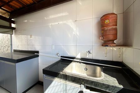 Espaço Gourmet de casa à venda com 5 quartos, 115m² em Castelo, Belo Horizonte