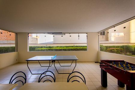 Área comum - Espaço de jogos de apartamento para alugar com 3 quartos, 71m² em Vila Valparaíso, Santo André