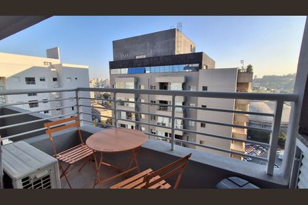 Varanda  de kitnet/studio para alugar com 1 quarto, 42m² em Anchieta, São Bernardo do Campo