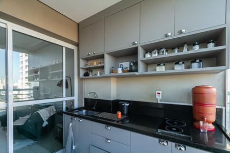 Cozinha de kitnet/studio para alugar com 1 quarto, 37m² em Jardim do Mar, São Bernardo do Campo