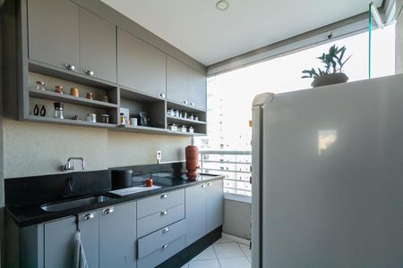 Cozinha de kitnet/studio para alugar com 1 quarto, 37m² em Jardim do Mar, São Bernardo do Campo