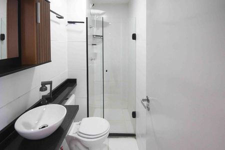 Banheiro de apartamento para alugar com 2 quartos, 34m² em Quinta da Paineira, São Paulo