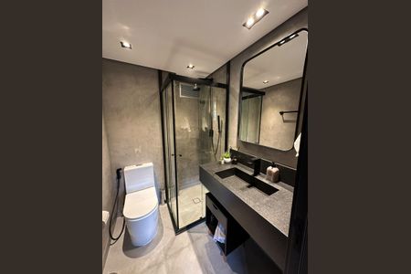 Banheiro da Suíte de apartamento à venda com 1 quarto, 70m² em Santana, São Paulo