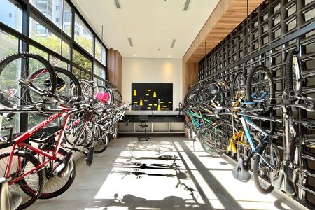 Área comum de kitnet/studio para alugar com 1 quarto, 39m² em Mirandópolis, São Paulo