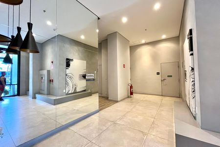 Studio para alugar com 39m², 1 quarto e sem vaga Studio para alugar com 39m², 1 quarto e sem vagaHall social
