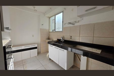 Cozinha/Área de serviço de apartamento para alugar com 2 quartos, 48m² em Jequitibá, Vespasiano