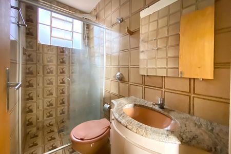 Banheiro de apartamento para alugar com 2 quartos, 54m² em Sagrada Família, Belo Horizonte