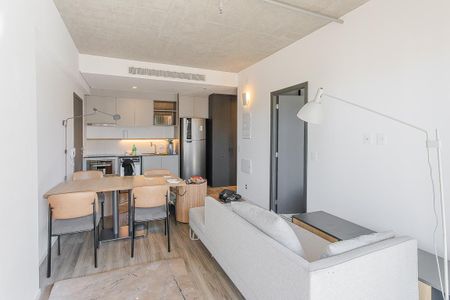 Sala de apartamento para alugar com 1 quarto, 55m² em Pinheiros, São Paulo