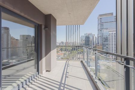 Varanda de kitnet/studio para alugar com 1 quarto, 54m² em Pinheiros, São Paulo