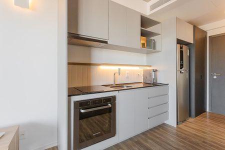 Cozinha de kitnet/studio para alugar com 1 quarto, 54m² em Pinheiros, São Paulo
