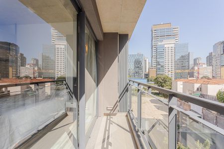 Varanda de kitnet/studio para alugar com 1 quarto, 41m² em Pinheiros, São Paulo