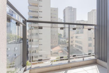 Studio para alugar com 35m², 1 quarto e sem vaga Studio para alugar com 35m², 1 quarto e sem vagaVaranda