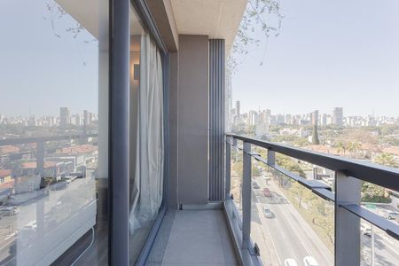 Studio para alugar com 36m², 1 quarto e sem vaga Studio para alugar com 36m², 1 quarto e sem vagaVaranda