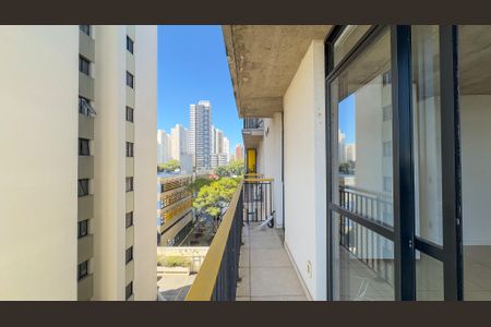 Sacada de apartamento para alugar com 1 quarto, 32m² em Santo Amaro, São Paulo