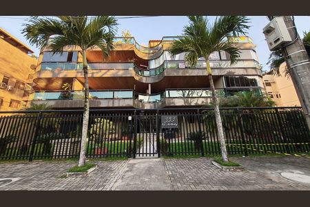 Fachada do Prédio  de apartamento para alugar com 5 quartos, 344m² em Recreio dos Bandeirantes, Rio de Janeiro