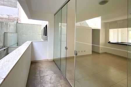Varanda da Sala de apartamento à venda com 3 quartos, 85m² em Castelo, Belo Horizonte