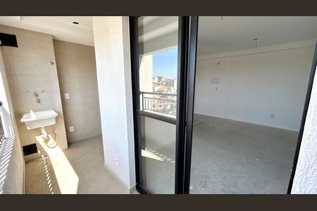 Varanda da Sala de apartamento à venda com 3 quartos, 59m² em Vila Florida, Guarulhos