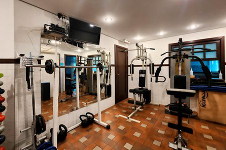 Área comum - Academia de apartamento à venda com 3 quartos, 166m² em Santo Antônio, São Caetano do Sul
