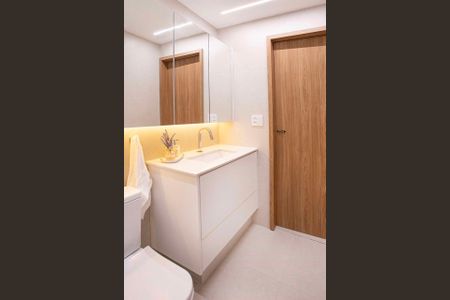 Banheiro de kitnet/studio para alugar com 1 quarto, 33m² em Vila Osasco, Osasco