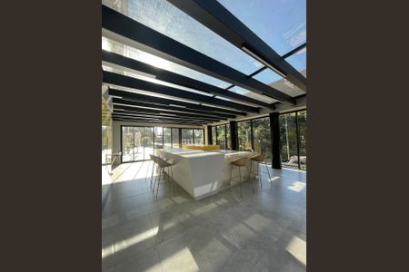 Área gourmet de apartamento à venda com 1 quarto, 42m² em Vale do Sereno, Nova Lima