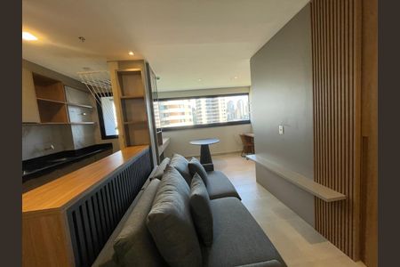 Sala de apartamento à venda com 1 quarto, 42m² em Vale do Sereno, Nova Lima