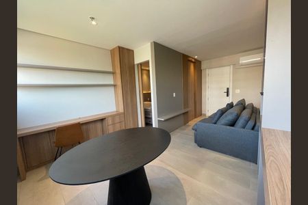 Sala de apartamento à venda com 1 quarto, 42m² em Vale do Sereno, Nova Lima