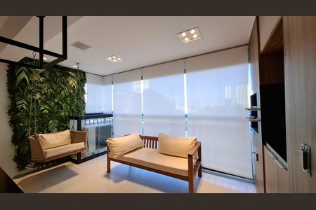 Varanda gourmet de apartamento à venda com 2 quartos, 88m² em Campestre, Santo André