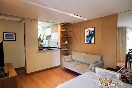 Sala de apartamento à venda com 3 quartos, 65m² em Cidade Nova, Belo Horizonte