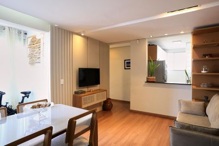Sala de apartamento à venda com 3 quartos, 65m² em Cidade Nova, Belo Horizonte