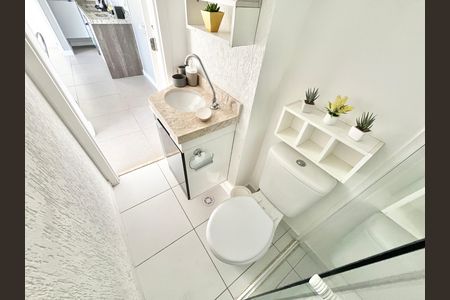 Apartamento para alugar com 52m², 2 quartos e sem vaga Apartamento para alugar com 52m², 2 quartos e sem vagaBanheiro social