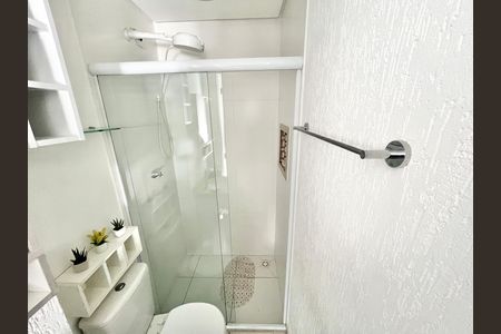 Banheiro social de apartamento para alugar com 2 quartos, 52m² em Santana, São Paulo