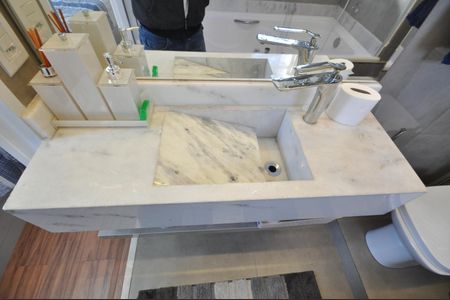 Apartamento à venda com 56m², 2 quartos e 1 vagaBanheiro do Quarto Suíte