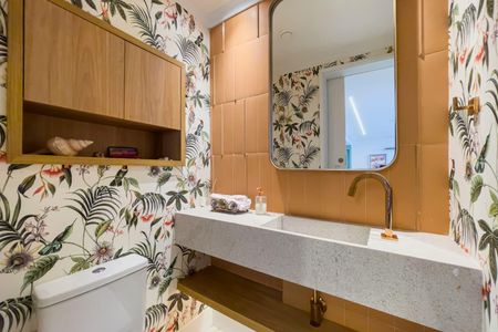 Lavabo de apartamento para alugar com 4 quartos, 197m² em Jardim das Acacias, São Paulo