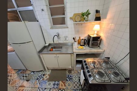 Cozinha e Área de Serviço  de apartamento à venda com 3 quartos, 70m² em Glória, Rio de Janeiro