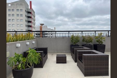 Área comum - Churrasqueira de kitnet/studio para alugar com 0 quarto, 28m² em Mirandópolis, São Paulo