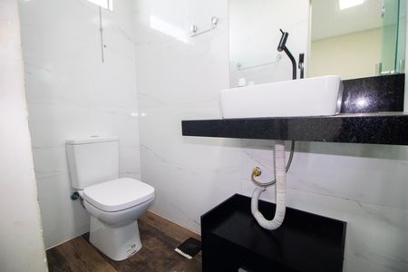 Banheiro da Suite  de kitnet/studio para alugar com 1 quarto, 35m² em Gameleira, Belo Horizonte
