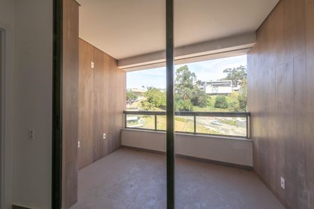 Varanda de apartamento à venda com 3 quartos, 116m² em Vila Das Flores, Nova Lima