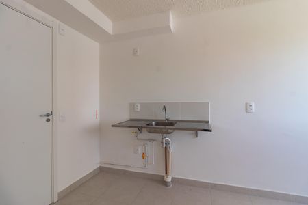 Cozinha de apartamento para alugar com 1 quarto, 25m² em Parque Industrial Tomas Edson, São Paulo