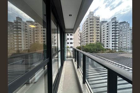 Varanda de kitnet/studio para alugar com 1 quarto, 40m² em Agronômica, Florianópolis