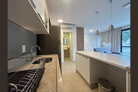 Cozinha de kitnet/studio para alugar com 1 quarto, 40m² em Agronômica, Florianópolis
