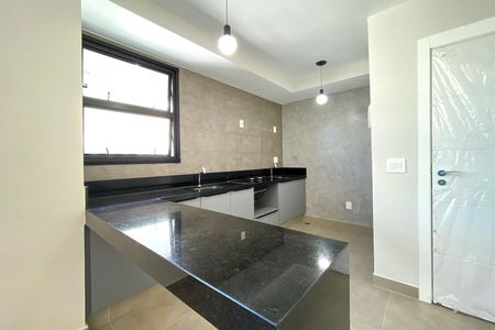 Cozinha de apartamento para alugar com 1 quarto, 42m² em Santa Tereza, Belo Horizonte