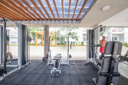 Apartamento à venda com 46m², 2 quartos e 1 vaga Apartamento à venda com 46m², 2 quartos e 1 vagaÁrea comum - Academia