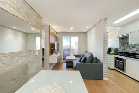 Sala de apartamento à venda com 2 quartos, 52m² em Padroeira, Osasco
