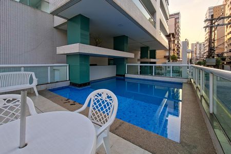 Área comum - Piscina de apartamento para alugar com 2 quartos, 80m² em Cidade Ocian, Praia Grande
