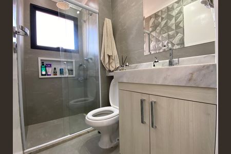 Banheiro da Suíte de apartamento para alugar com 2 quartos, 78m² em Continental, Osasco