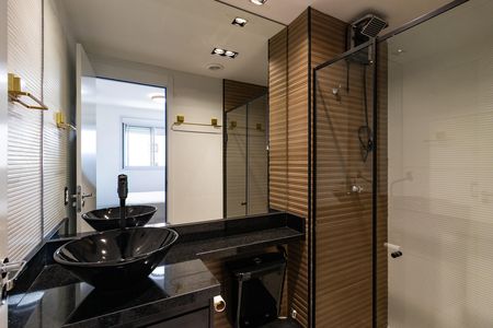 Apartamento para alugar com 27m², 1 quarto e sem vagaBanheiro da Suíte